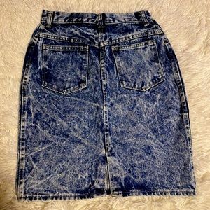 Vintage Gitano high waist Acid Washed skirt
